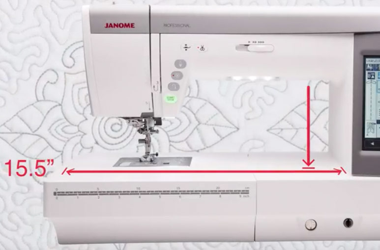 The Janome Memory Craft Horizon 9450QCP from GUR is the latest machine to take sewing to the next level