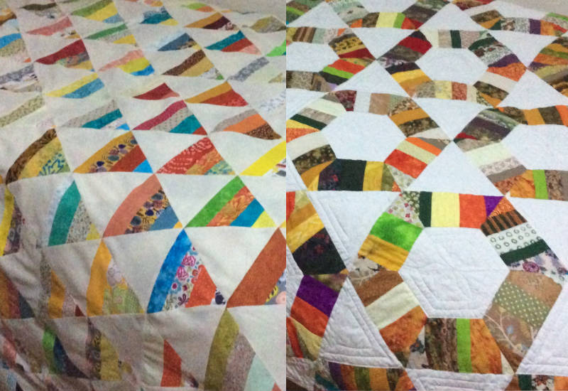 Valerie's quilts are lovingly put together with her Janome sewing machine