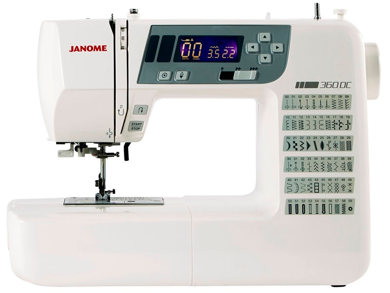 Janome 360DC computerised sewing machine from GUR