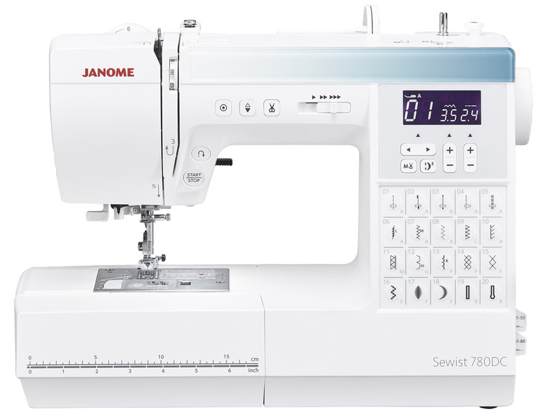 The Janome 780DC Computerised Sewing Machine from GUR