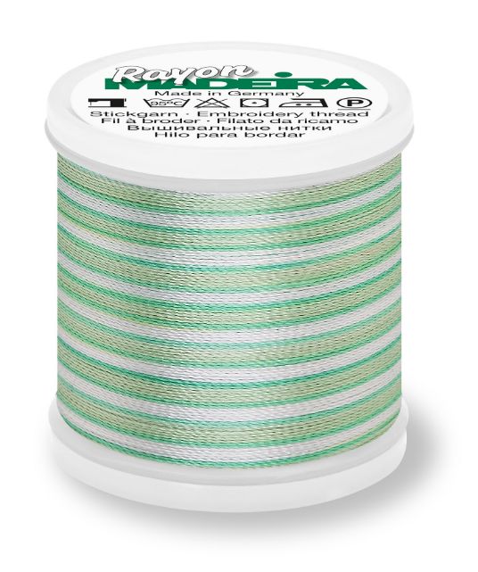 Madeira 9840_2020 | Rayon Multicolor Embroidery Thread 200m | Ombre/Blue/Green