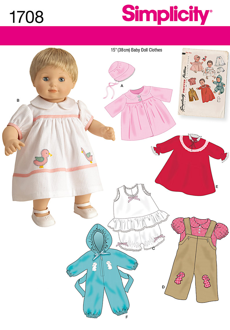 15 inch baby doll clothes