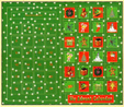 Advent Calendar Easy Stitch Kit Fabric 3