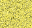 Alyssa Grey Geo Circle on Yellow Fabric