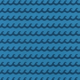 Blue Waves Fabric