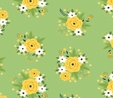 Bright Side Floral Pistachio Fabric Dressmaker