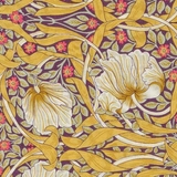 Brown Floral 100% Cotton Lawn Fabric