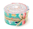 Cozy Christmas Rollie Pollie Fabric 40 Pack Jelly Roll Fabric