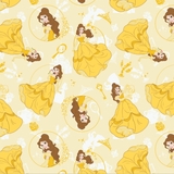 Disney Princess - Belle Beauty & The Beast Yellow Fabric
