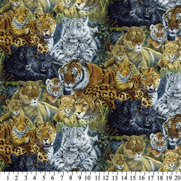 Exotic Wildlife Fabric