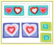 Hearts Easy Stitch Pillow Kit