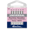 Hemline Sewing Machine Needles: Universal: Heavy 100/16: 6 Pieces 