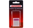 Janome 202122001 | Sewing Machine Purple Tip Needles - 90  2