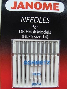 Janome 767813002  HLX5 Needles, Size 14 - pack of 10