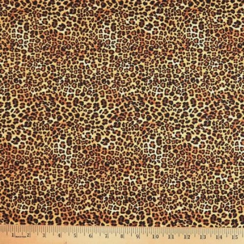 Leopard Skin African Safari Fabric Crafting spares | Sewing Parts and ...
