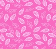 Paradise Leaves in Pink Fabric Crafting