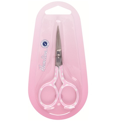Pink Polka Dot Scissors 3.5 Inch - Haberdashery Online