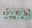 HobbyGift | Polka Dots & Roses on Light Blue Knitting Pin Case | Clearance Knitting Needle Case