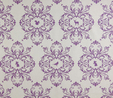 Purple Decorative Animals on Grey 1 Metre Fabric 