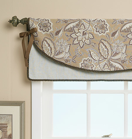 Butterick B5582/OSZ | Reversible Window Valance | One Size | Sewing ...