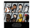 Star Wars 8 The Last Jedi Resistance Characters Fabric Panel Panels & Stocking