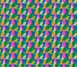 Tropical Jammin - Multicolour Frond Leaves Fabric